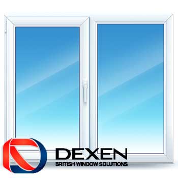 Окно ПВХ Dexen двухстворчатое (1300*1400)
